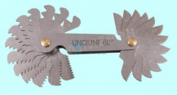 Шаблон ''CNIC'' UNC/UNF 60° для определения шага дюймовой резьбы /26шт/