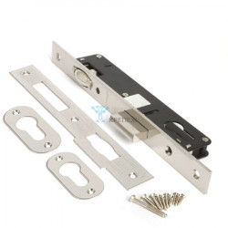 Корпус замка врезного Apecs 7500-20-R-NI  цилиндровый /роликовй фиксатор/