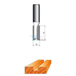 Фреза пазовая прямая ''STRONG'' Ø 10мм.  H=30мм.   Ø хв. 8мм.