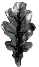 Лист дуба арт.19-2100 (5,0 см * 9,5 см * 2,0 мм)