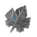 Лист винограда арт.19-1206 (10,0 см * 9,0 см * 3,0 мм)