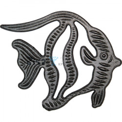 Рыба арт.2312  (19,0 см * 16,5 см)  сталь/литьё