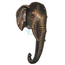 Ручка дверная ''Индийский слон''  патина